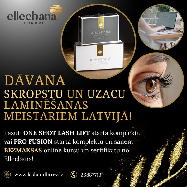 One Shot Lash Lift skropstu laminēšanas starta komplekts